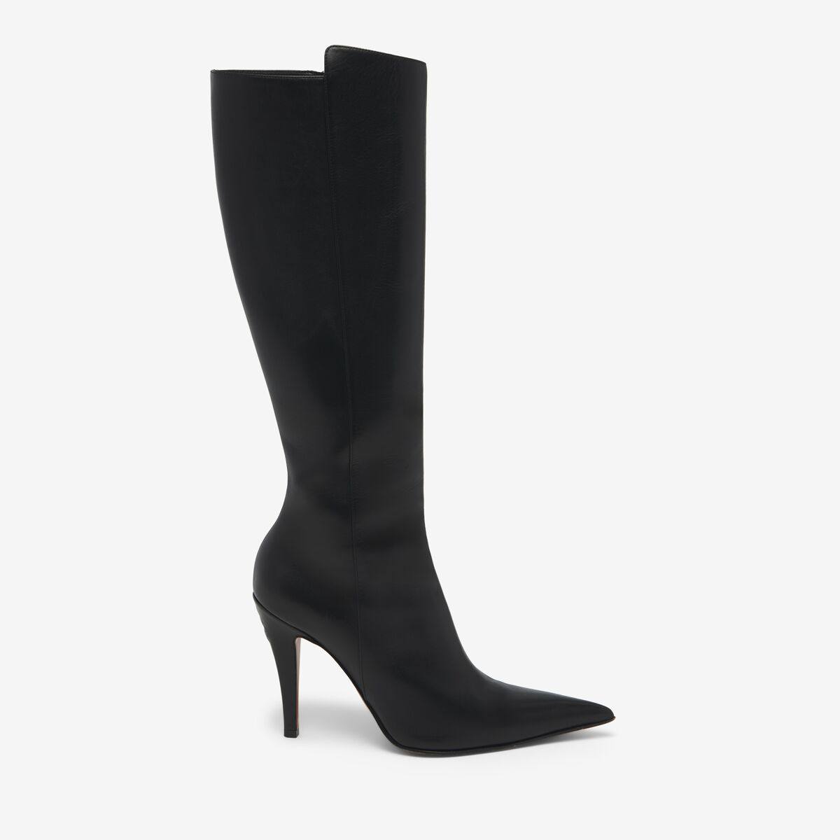 ALEXANDER MCQUEEN - Birdee Knee-high Boot - Item 813074WHABC
